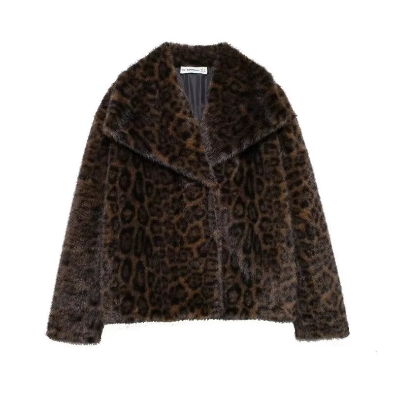 Women’s Faux Fur Coat
 معطف نسائي من الفرو