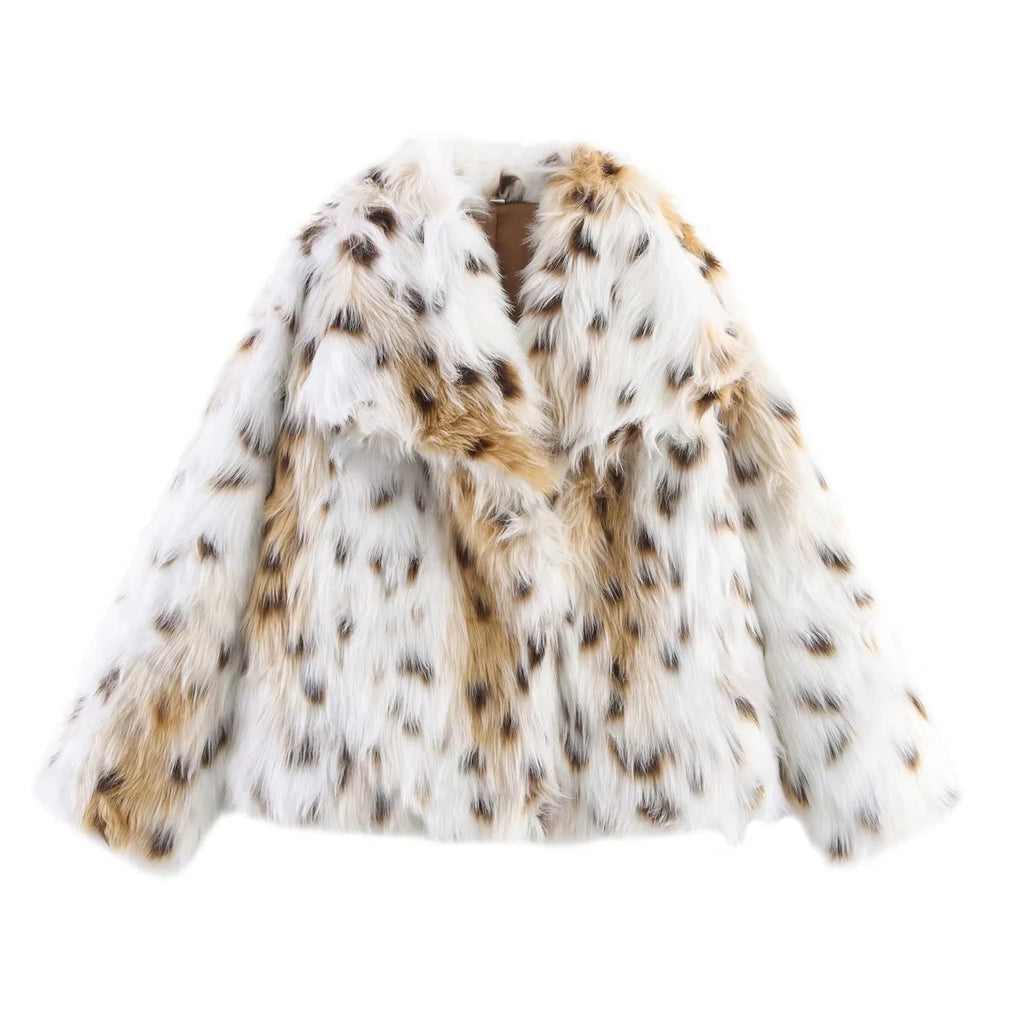 Women’s Faux Fur Coat
 معطف نسائي من الفرو