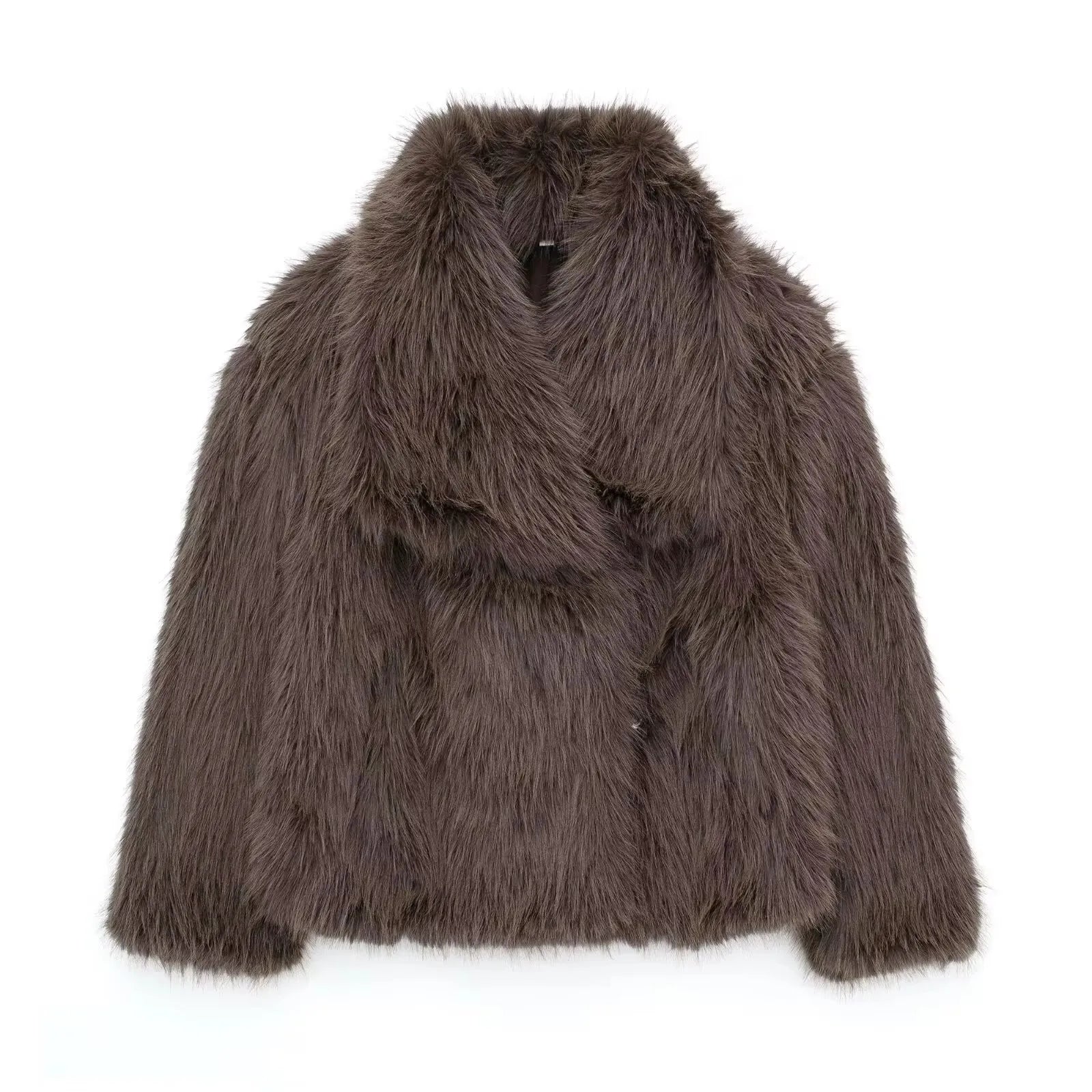 Women’s Faux Fur Coat
 معطف نسائي من الفرو
