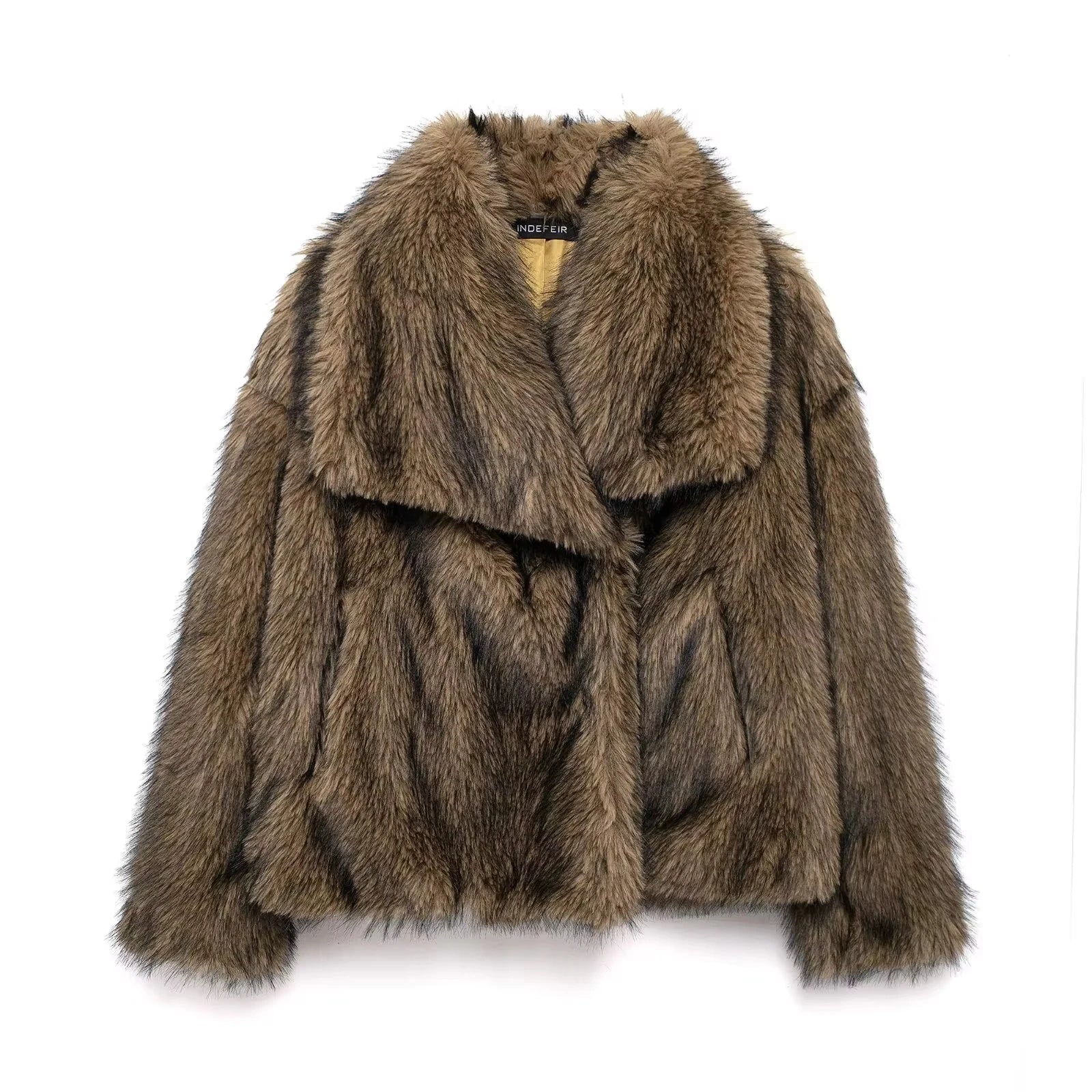 Women’s Faux Fur Coat
 معطف نسائي من الفرو