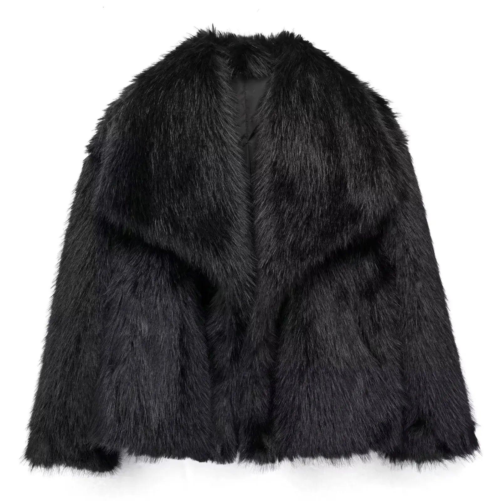 Women’s Faux Fur Coat
 معطف نسائي من الفرو