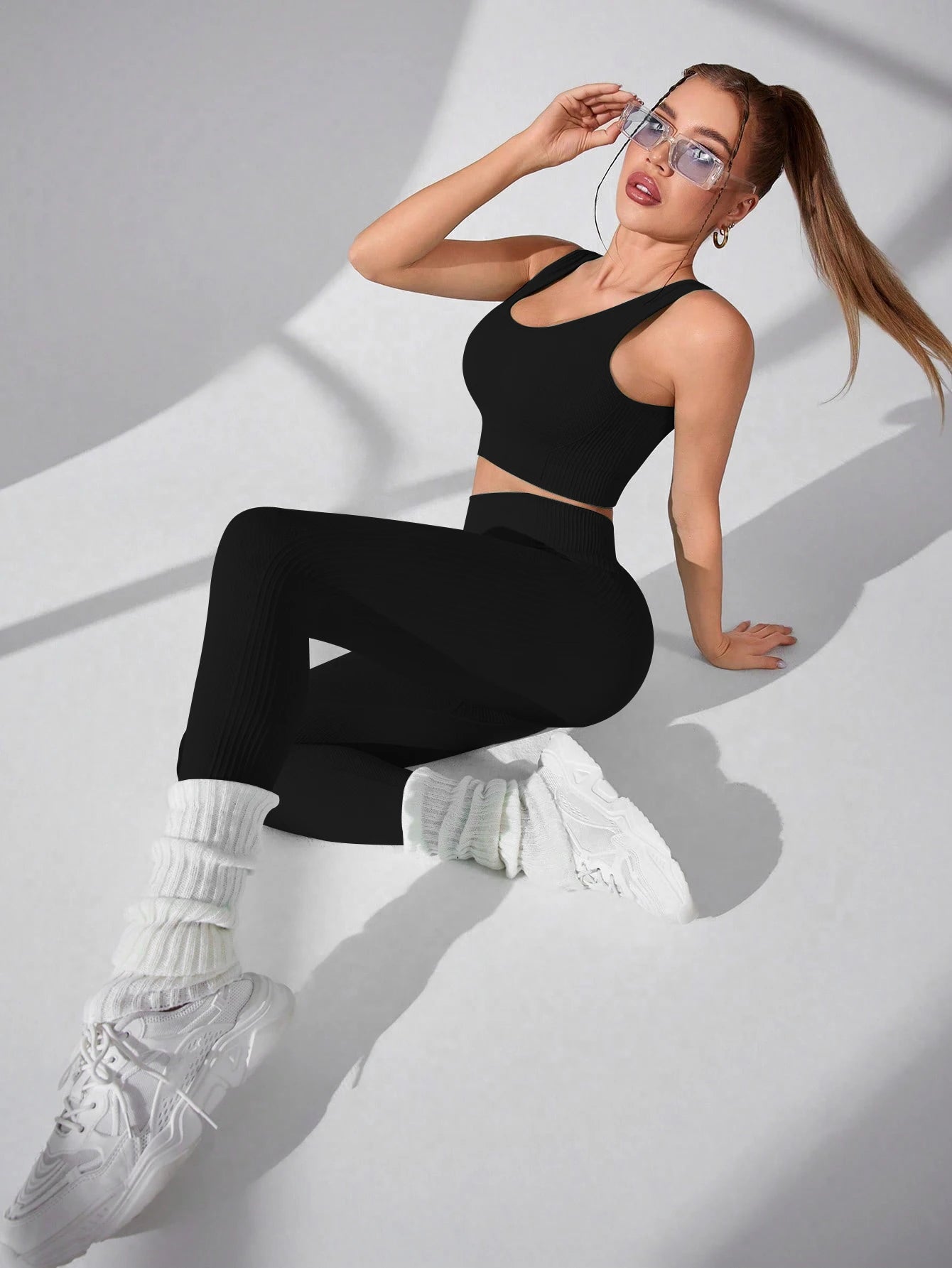 Lightweight women’s sports leggings, made for your active lifestyle with full comfort and trendy style all day long.