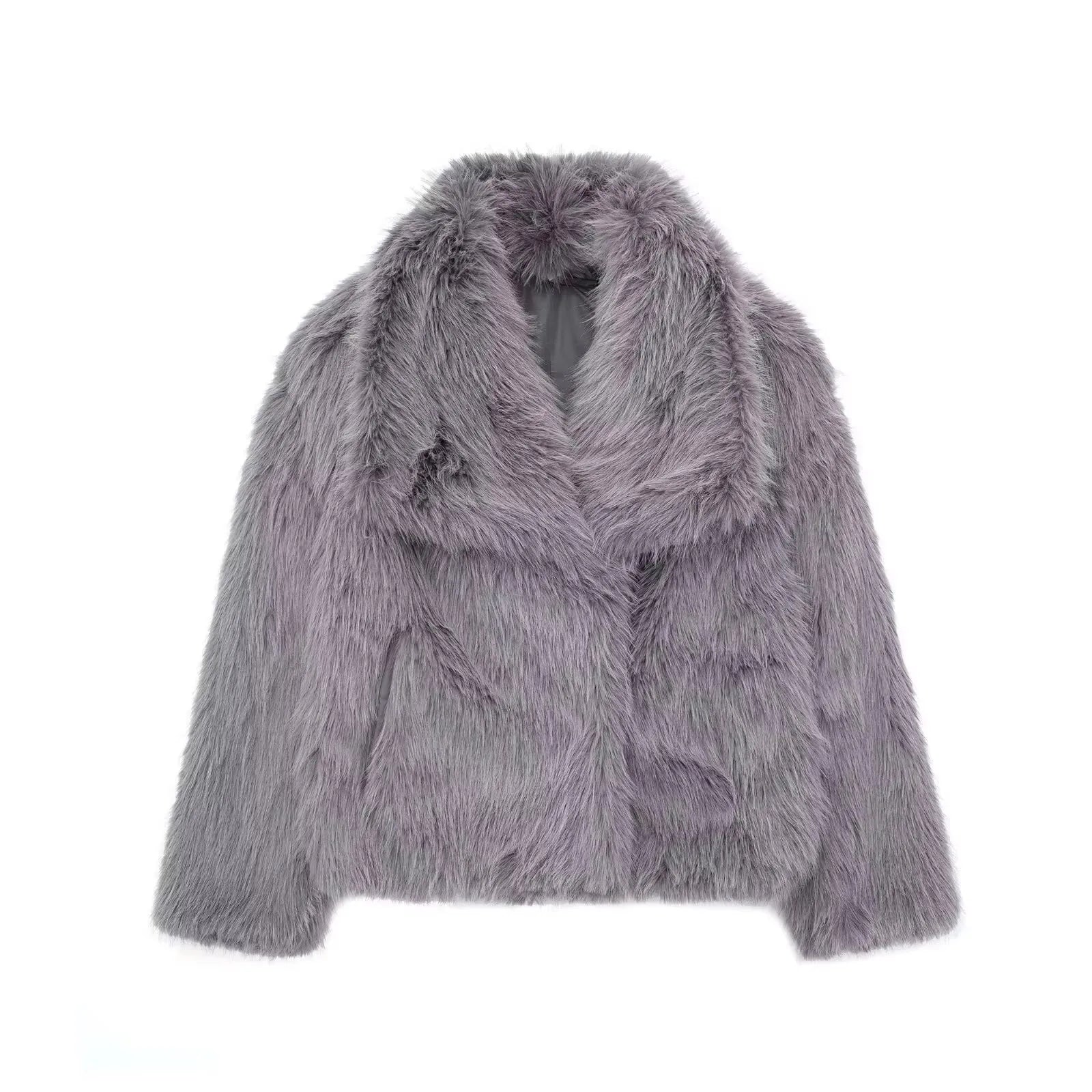 Women’s Faux Fur Coat
 معطف نسائي من الفرو