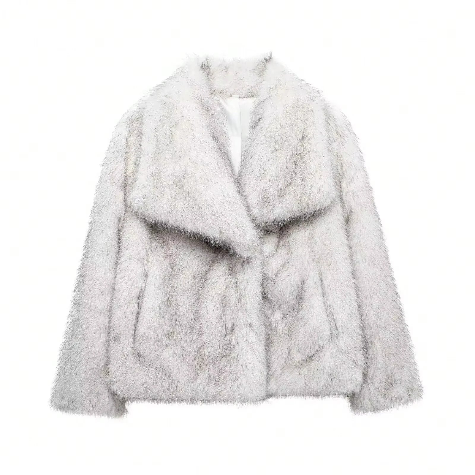 Women’s Faux Fur Coat
 معطف نسائي من الفرو